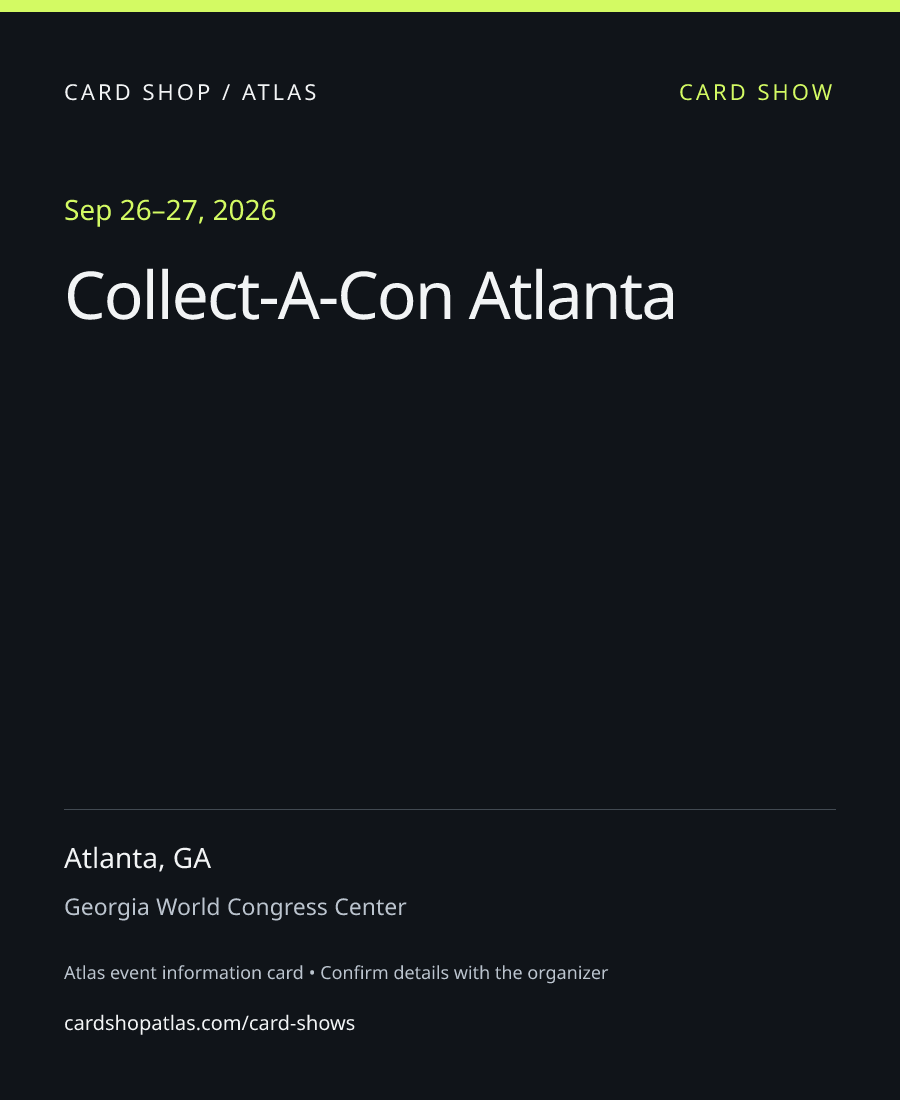 Collect-A-Con Atlanta poster