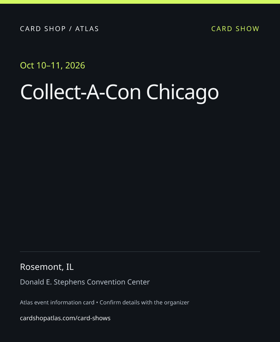 Collect-A-Con Chicago poster