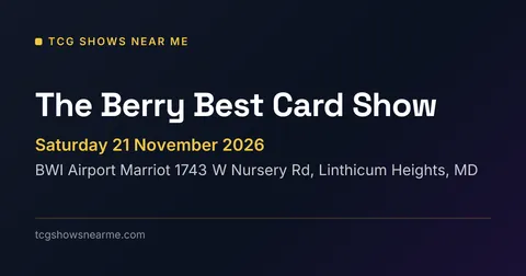The Berry Best Card Show poster