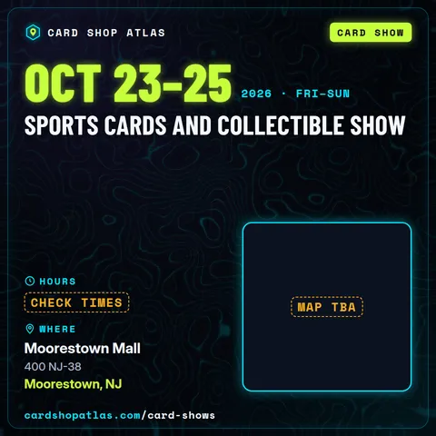 Sports Cards and Collectible Show poster