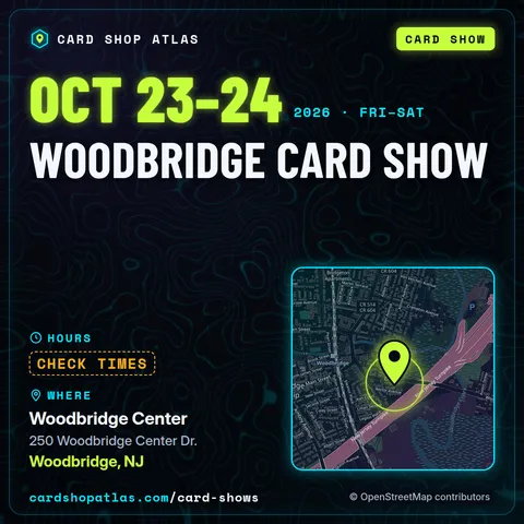 Woodbridge Card Show poster