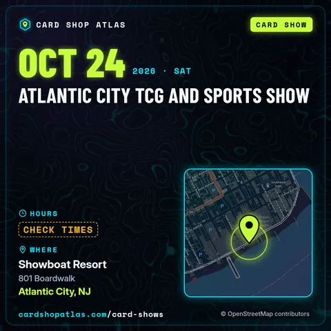 Atlantic City TCG and Sports Show poster