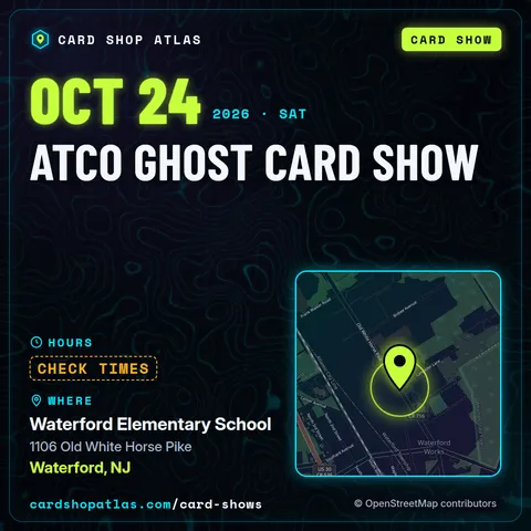 Atco Ghost Card Show poster