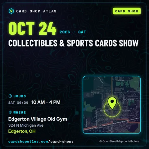 Collectibles & Sports Cards Show poster
