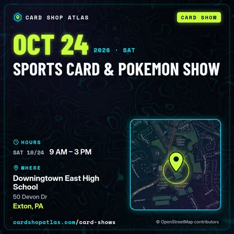 Sports Card & Pokemon Show poster