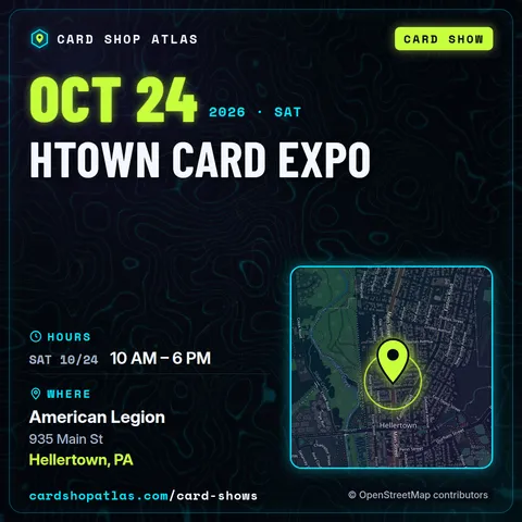 Htown Card Expo poster