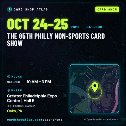 The 85th Philly Non-Sports Card Show poster