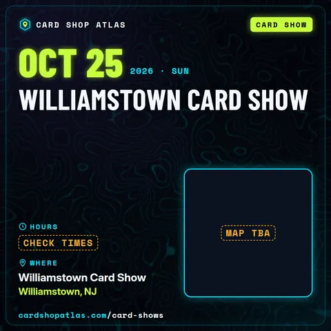 Williamstown Card Show poster