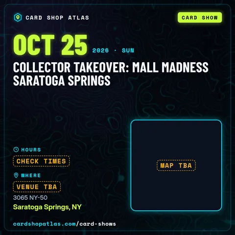 Collector Takeover: Mall Madness Saratoga Springs poster