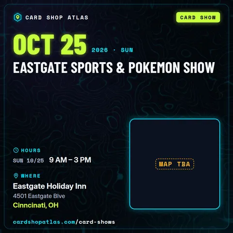 Eastgate Sports & Pokemon Show poster