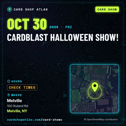 CardBlast Halloween Show! poster