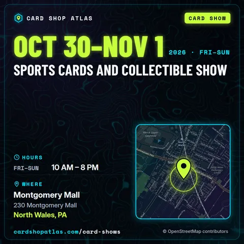 Sports Cards and Collectible Show poster