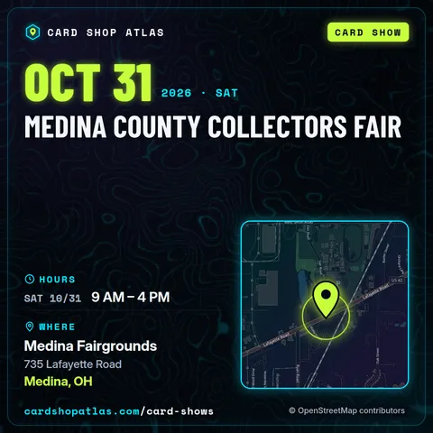 Medina County Collectors Fair poster