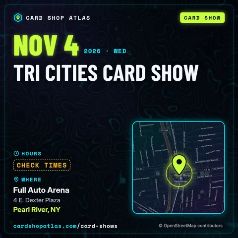 Tri Cities Card Show poster