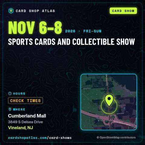Sports Cards and Collectible Show poster