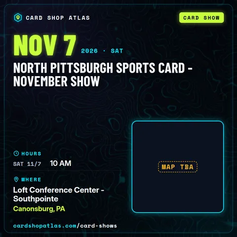 North Pittsburgh Sports Card - November Show poster