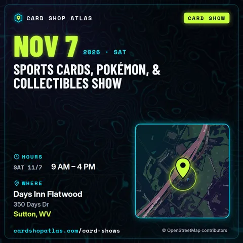 Sports Cards, Pokémon, & Collectibles Show poster