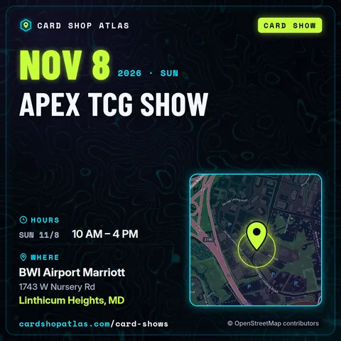 Apex TCG Show poster