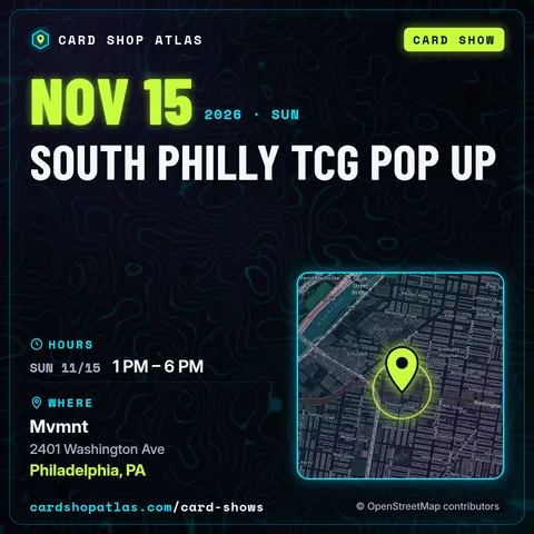 South Philly TCG Pop Up poster