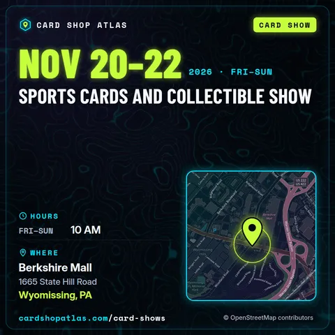 Sports Cards and Collectible Show poster