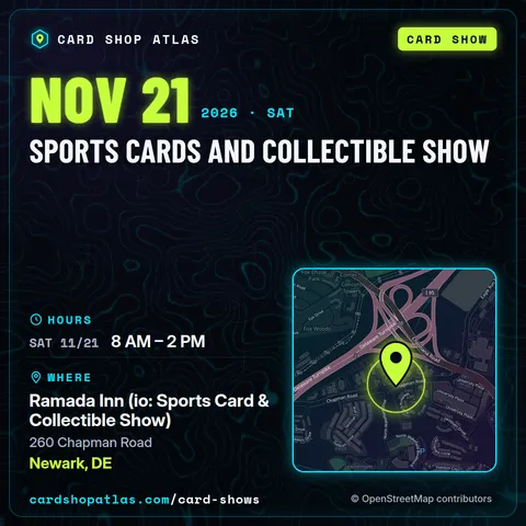 Sports Cards and Collectible Show poster