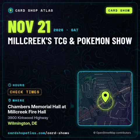Millcreek's TCG & Pokemon Show poster
