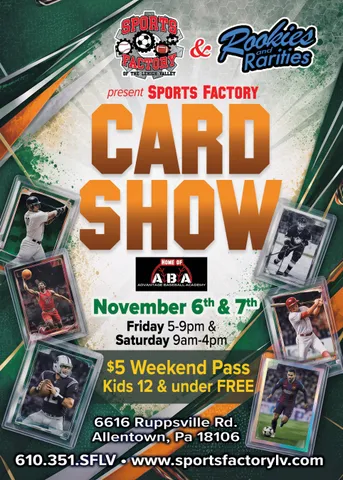Sports Factory Card Show VIII poster